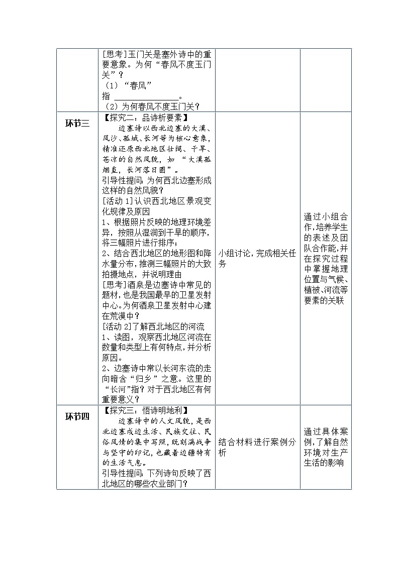 9.1《西北地区的自然特征与农业》教案_人教版地理八年级下册第2页