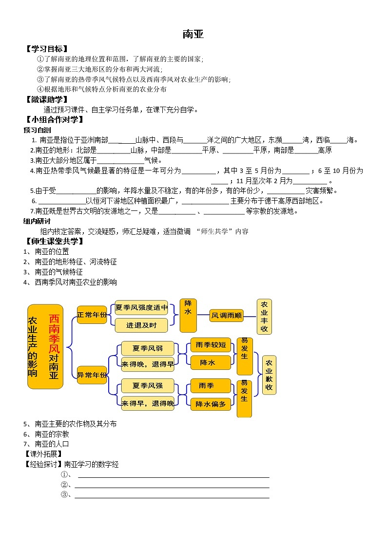 第二节《南亚》导学案01