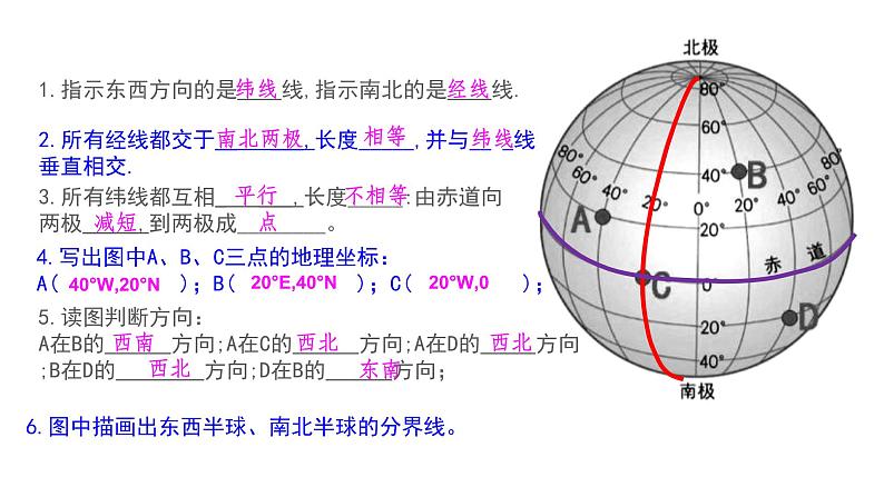 人教版七年级上册地理第一章第一节地球与地球仪（共17张ppt）08