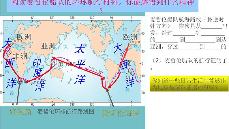 人教版七年级上册地理第一章第一节地球与地球仪（共36张ppt）06