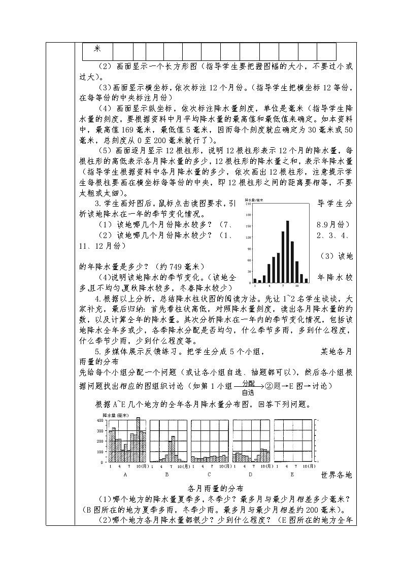 人教版七年级上册地理全册教案3.3 降水和降水的分布03