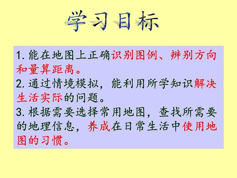 人教版地理七年级上册第一章第三节地图的阅读（共32张PPT）第6页