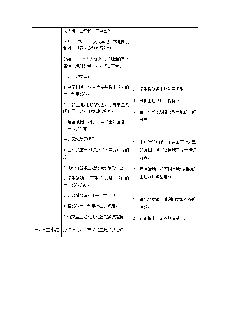 3.2《中国的土地资源》教案02