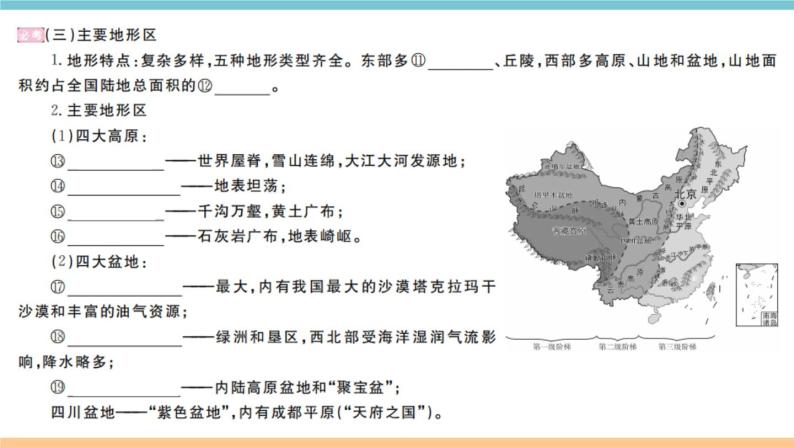 湘教版地理八年级上册期末知识梳理：第二章《中国的自然环境》06