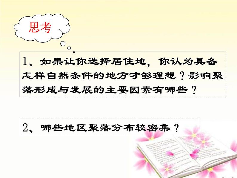 4.3 人类的聚居地—聚落 -人教版七年级上册课件第5页