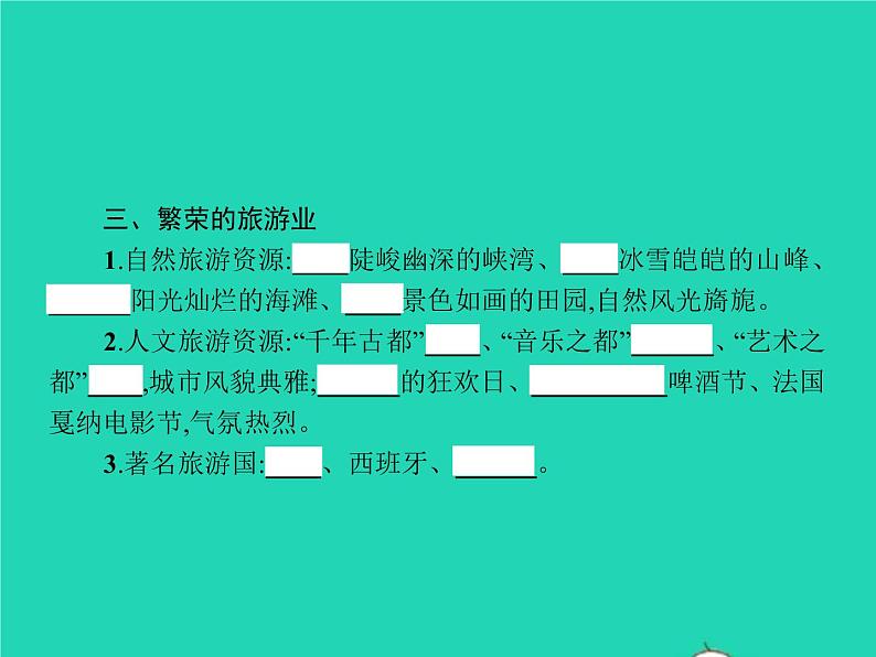 2021年湘教版七年级地理下册7.4欧洲西部 课件03