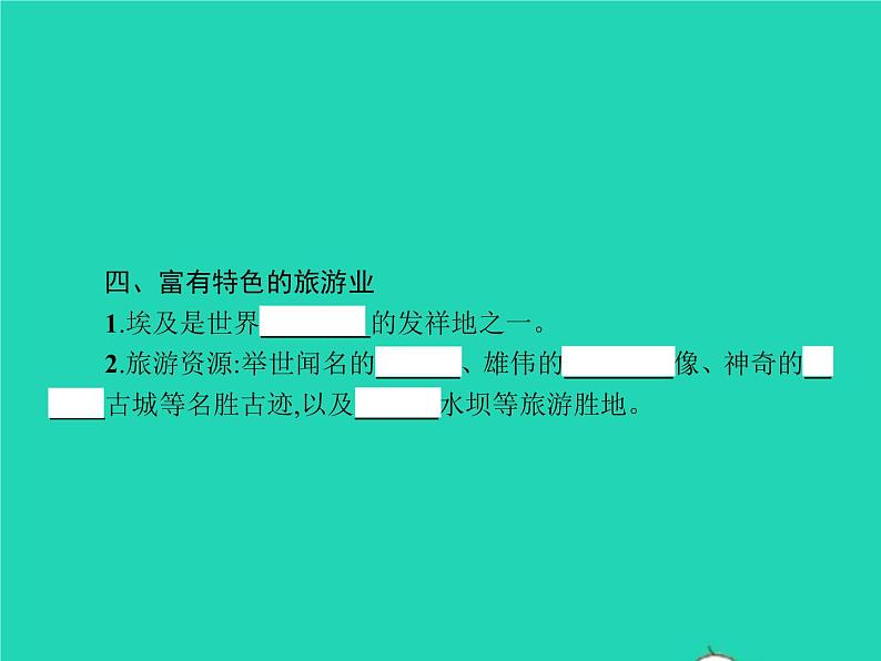 2021年湘教版七年级地理下册8.2埃及 课件05