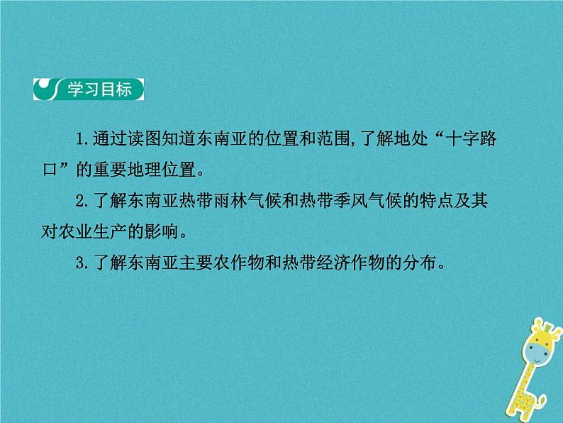 2021年人教版七年级地理下册第7章第2节 东南亚第1学时“十字路口”的位置热带气候与农业生产 课件第2页