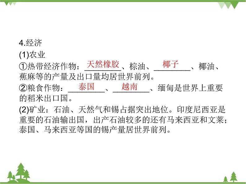 2021年广东专用中考地理一轮基础复习课件第七章   了解地区  第1课时  东南亚、南亚、西亚07