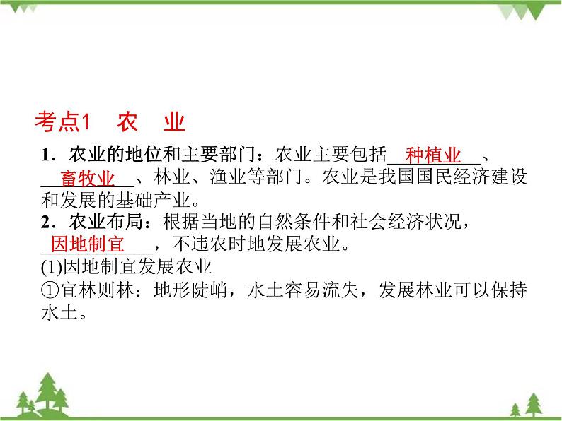 2021年广东专用中考地理一轮基础复习课件第十二章   中国的经济发展04