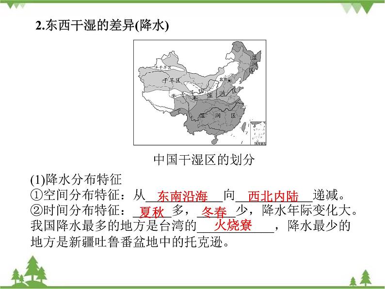 2021年广东专用中考地理一轮基础复习课件第十三章   中国的自然环境  第2课时  气候08