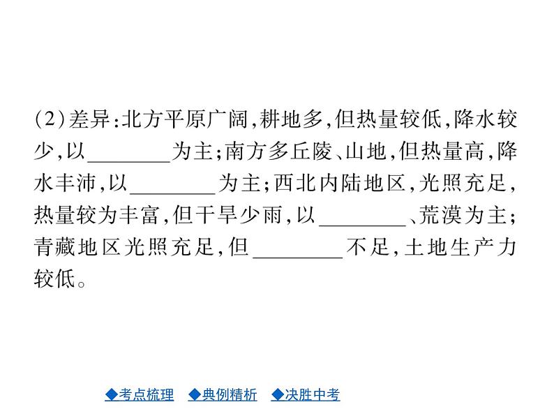 2021年人教版初中地理中考复习课件第12讲 中国的自然资源07