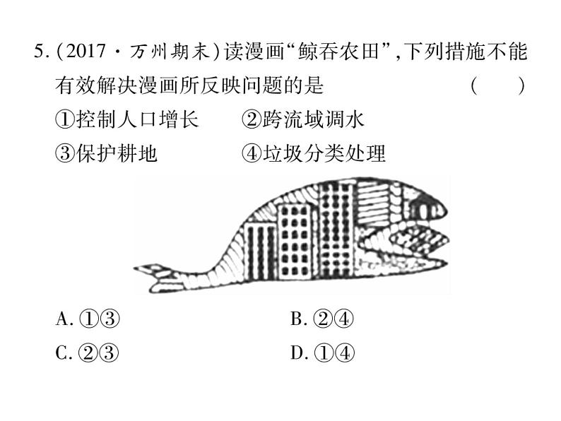 专题四 人口、资源和环境第6页