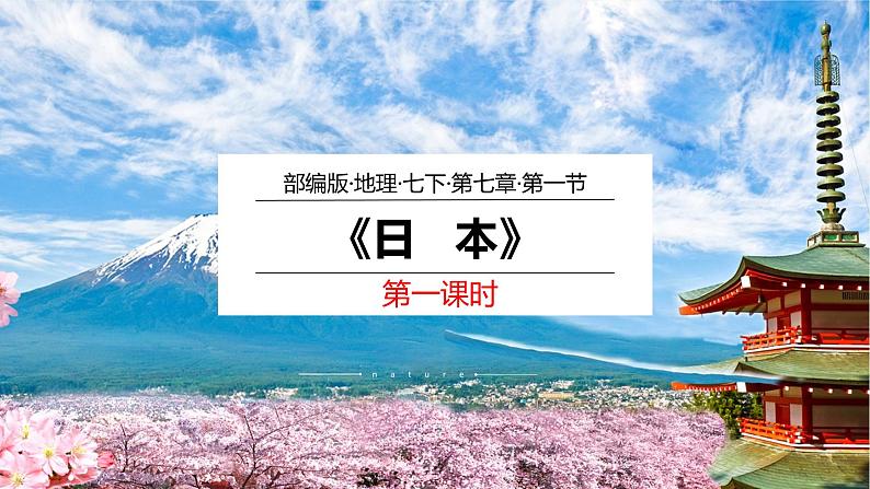 7.1 《日本》第一课时 PPT课件01