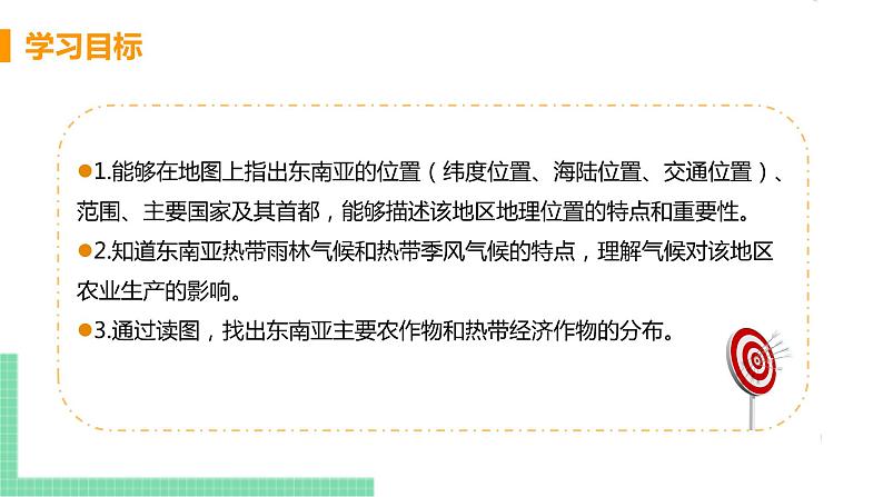 人教版七年级地理下册 第七章 我们邻近的地区和国家 第二节  东南亚  课时1   “十字路口”的位置  热带气候与农业生产第3页