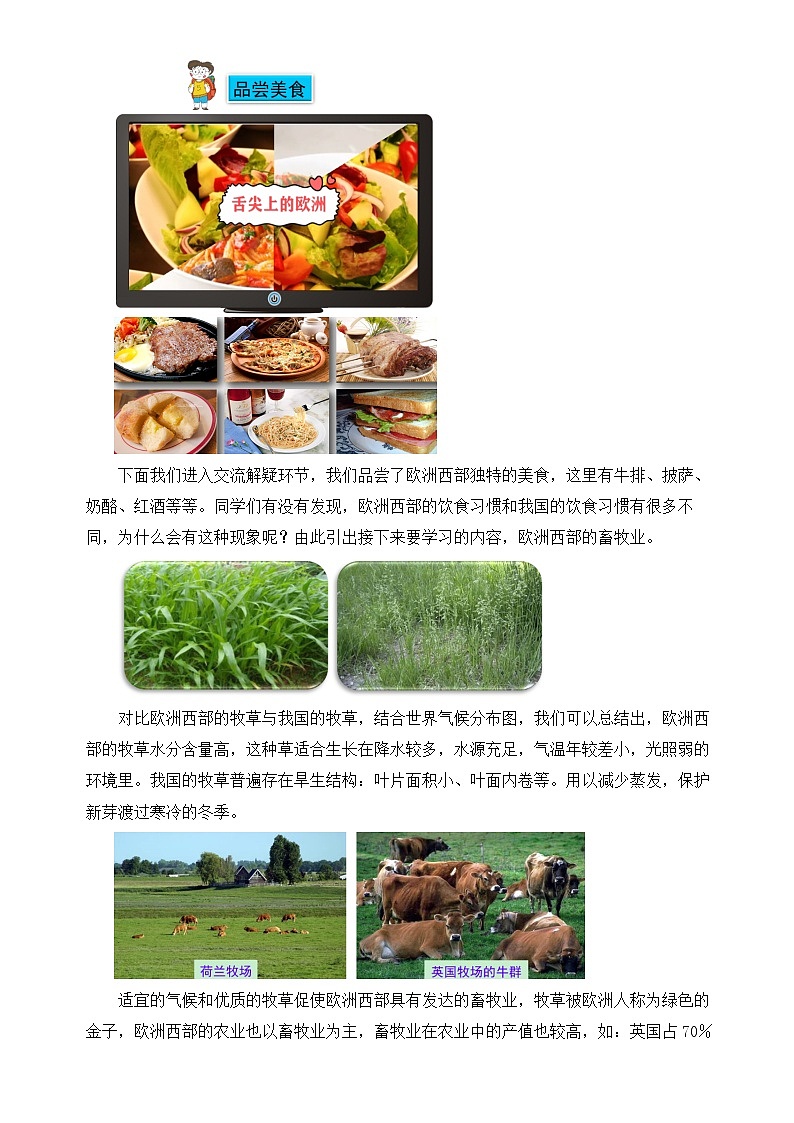 8.2 《欧洲西部》第二课时 教案第2页