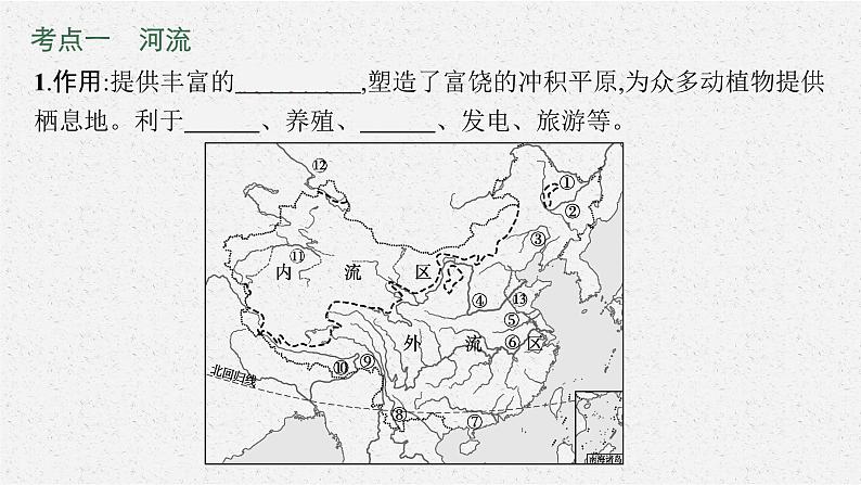 2021年中考地理总复习课件第14讲　河流、自然灾害课件05