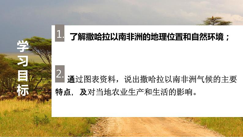 2020-2021学年人教版地理七年级下册：8.3 撒哈拉以南非洲（第一课时）课件03