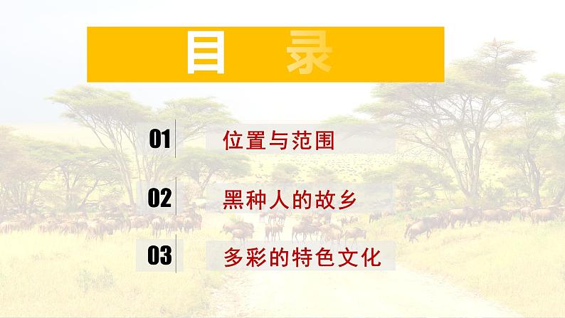 2020-2021学年人教版地理七年级下册：8.3 撒哈拉以南非洲（第一课时）课件04