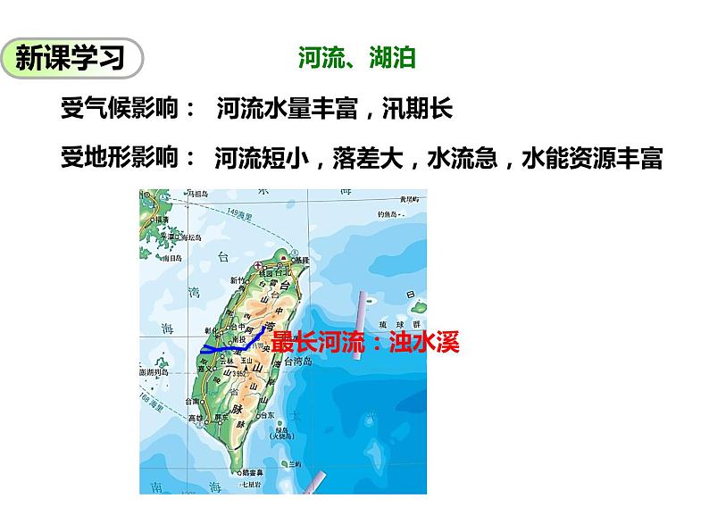 2020-2021学年八年级下册地理教学课件  第七章第四节 祖国的神圣领土——台湾省（第2课时）06