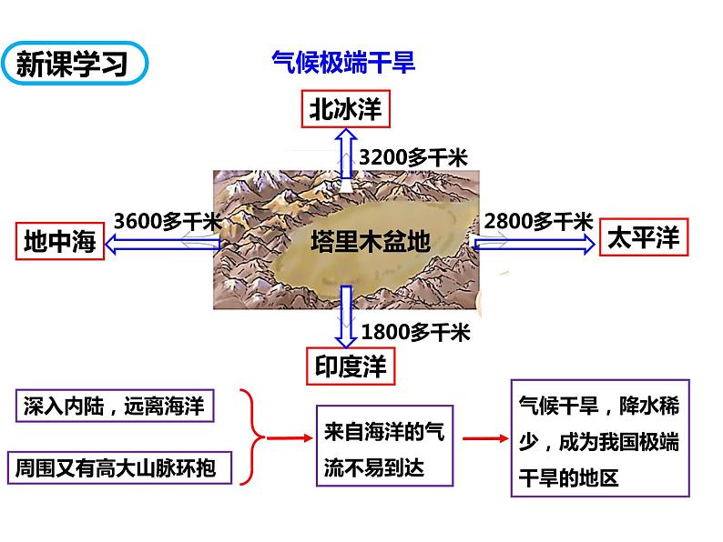 2020-2021学年八年级下册地理教学课件  第八章 第二节 干旱的宝地——塔里木盆地05