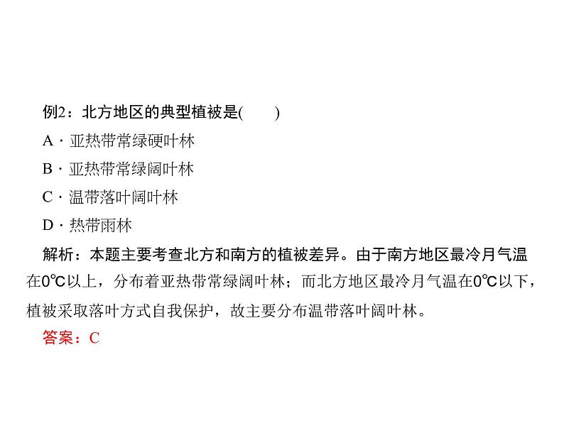 2020-2021学年八年级下册地理人教版第六章 第一节　自然特征与农业习题课件05