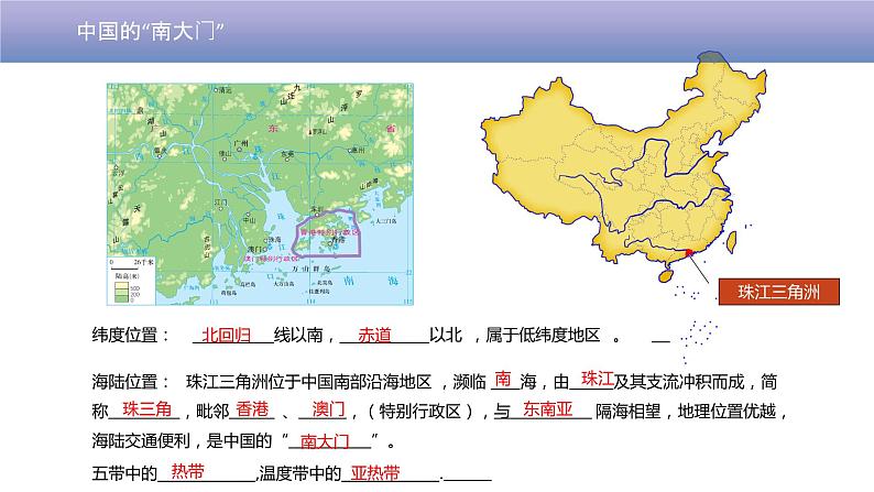 湘教版八下地理7.3珠江三角洲的外向型经济课件07