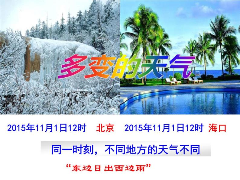 上海教育版地理六年级下册课件：第三单元3.1多变的天气06