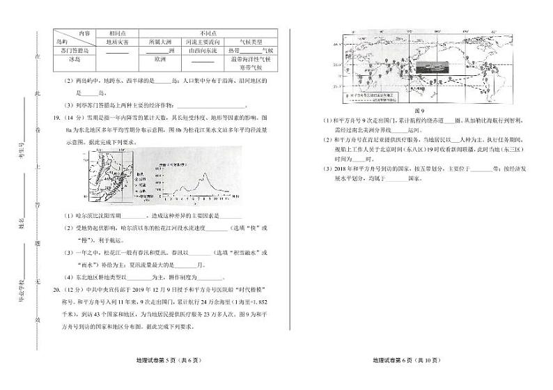 2020年四川省内江中考地理试卷附答案解析版03