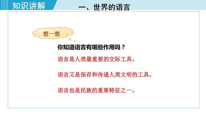 人教版七年级地理上册 第四章  第二节  世界的语言和宗教 课件05