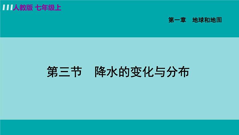 人教版七年级地理上册 第三章  第三节  降水的变化与分布 课件03