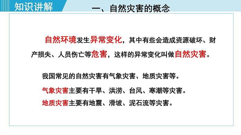 人教版八年级地理上册 第二章 第四节  自然灾害 课件07