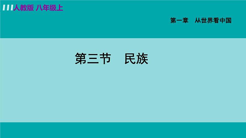 人教版八年级地理上册 第一章 第三节  民族 课件03