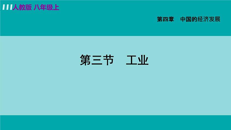 人教版八年级地理上册 第四章 第三节  工业 课件02