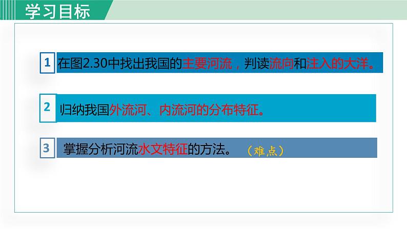 人教版八年级地理上册 第二章 第三节 2.3.1  外流河为主 课件03