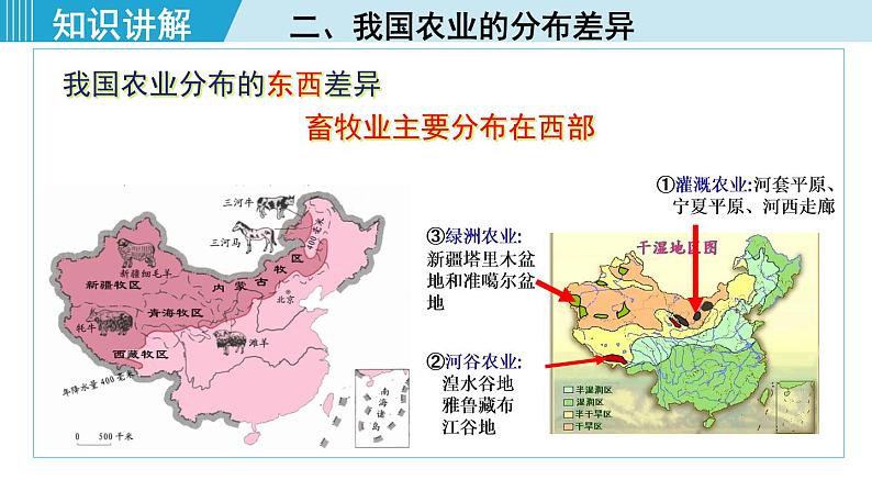 人教版八年级地理上册 第四章 第二节 4.2.1  农业及其重要性 我国农业的地区分布 课件08