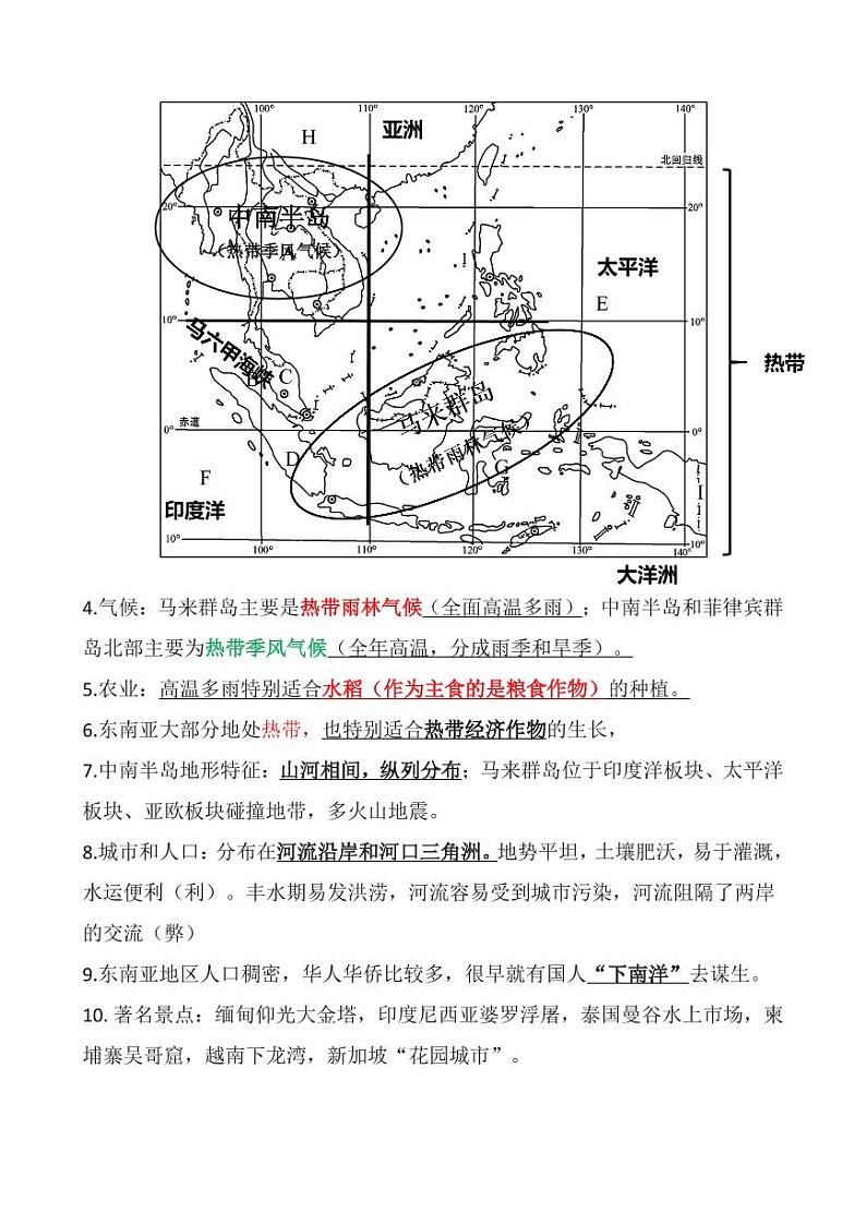 2021中考地理复习知识点第3页