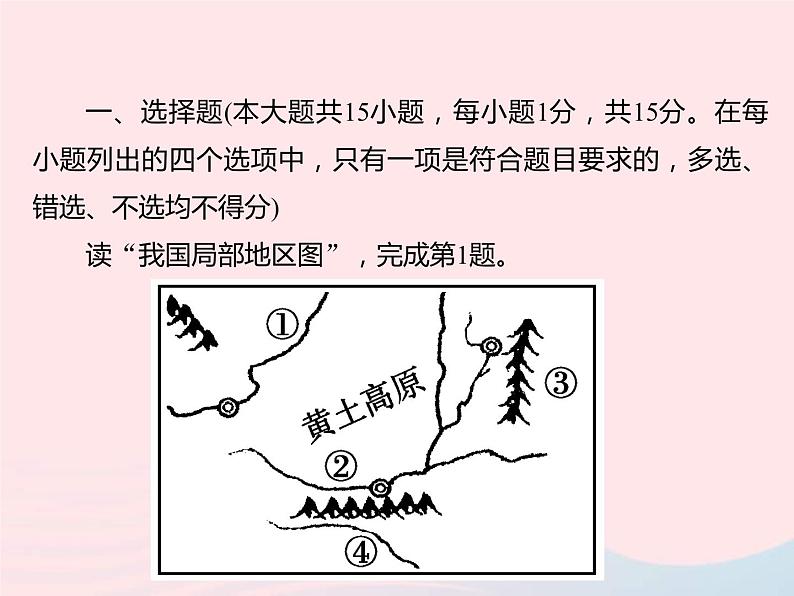 中考地理总复习仿真测试篇阶段性复习检测卷10课件02