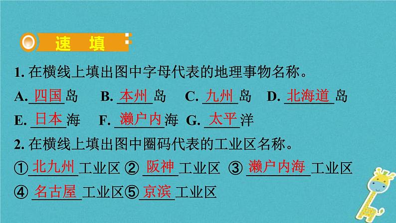 人教版中考地理总复习《13日本》课件（含答案）03