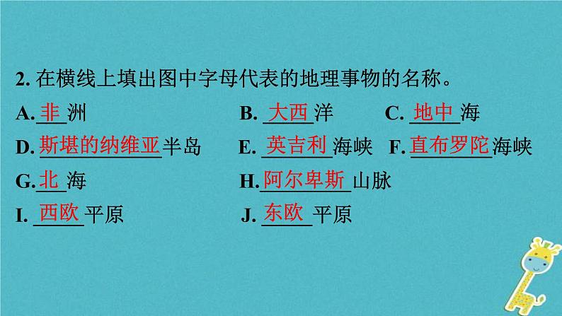 人教版中考地理总复习《11欧洲西部》课件（含答案）04