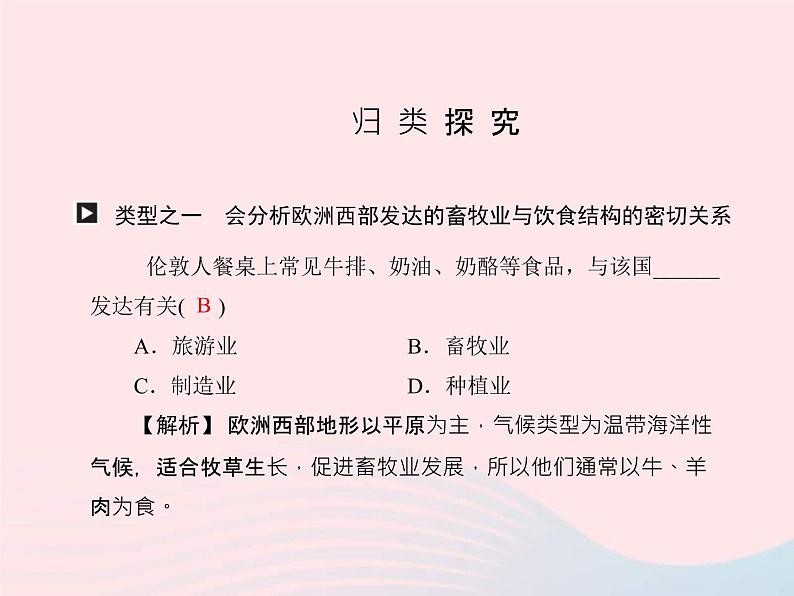 人教版中考地理专题梳理七下《各具特色的地区欧洲西部极地地区》复习课件（含答案）02