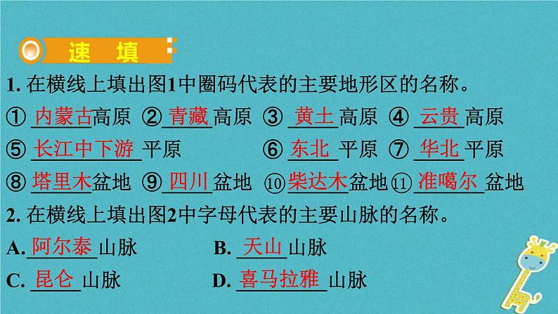 人教版中考地理总复习《21中国的地形地势》课件（含答案）04