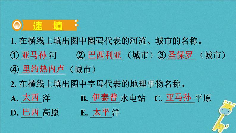 人教版中考地理总复习《17巴西》课件（含答案）03