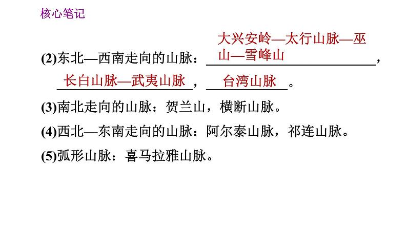 人教版八年级地理上册习题课件 第2章 2.1.1 地形类型多样，山区面积广大03