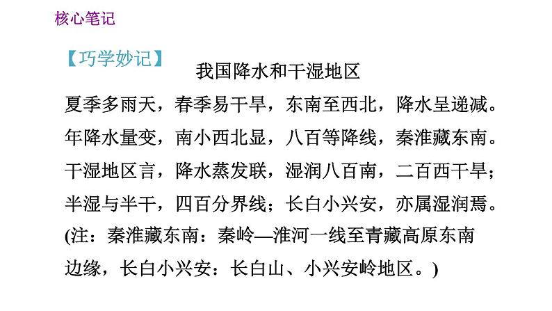 人教版八年级地理上册习题课件 第2章 2.2.2 东西干湿差异显著07