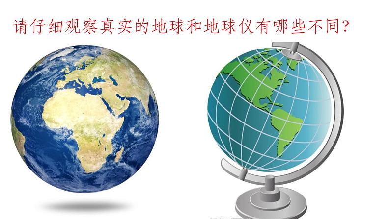 中图版初中地理七年级上册第一章第一节《地球和地球仪》第二课时 课件03