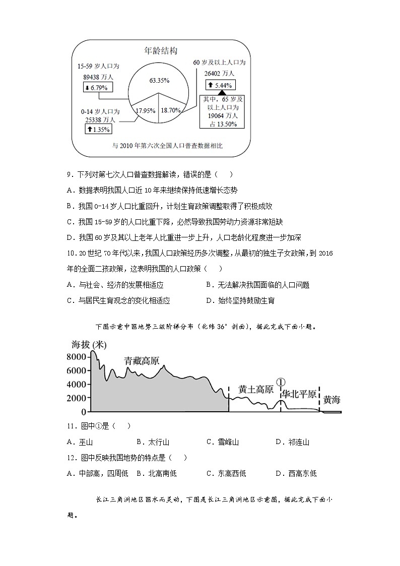 四川省凉山彝族自治州2021年中考地理真题及答案 (wrod版)03
