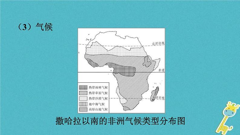 中考地理总复习七下第7章《各具特色的地区课时2撒哈拉以南的非洲欧洲西部极地地区》教材知识梳理课件07