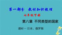 中考地理总复习七下第8章《不同类型的国家课时1日本俄罗斯》教材知识梳理课件