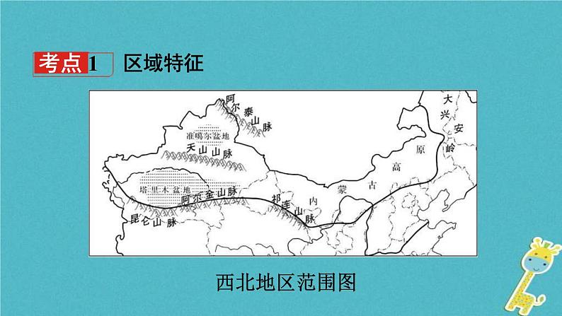 中考地理总复习八下第8章《西北地区》》教材知识梳理课件03